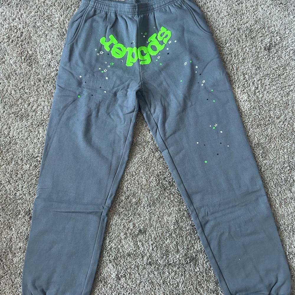 Sp5der Slate grey pants